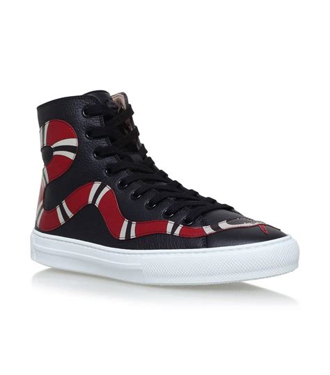 gucci men's snake shoes|gucci snake high top sneakers.